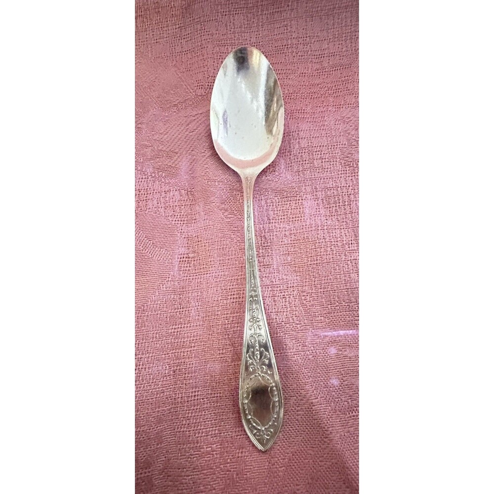 Rare 1907 Whiting “Adam” Sterling Silver Teaspoon – Glahn & Palmer Retailer Mark